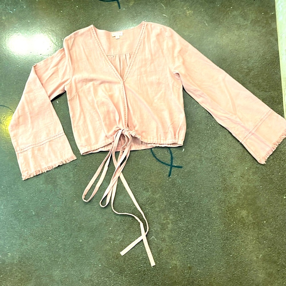 Hem &Thread BOHO blouse light pink